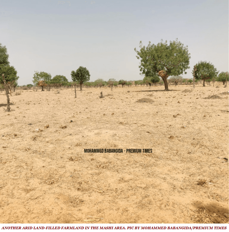 Shifting sand dunes and land degradation in northern Katsina