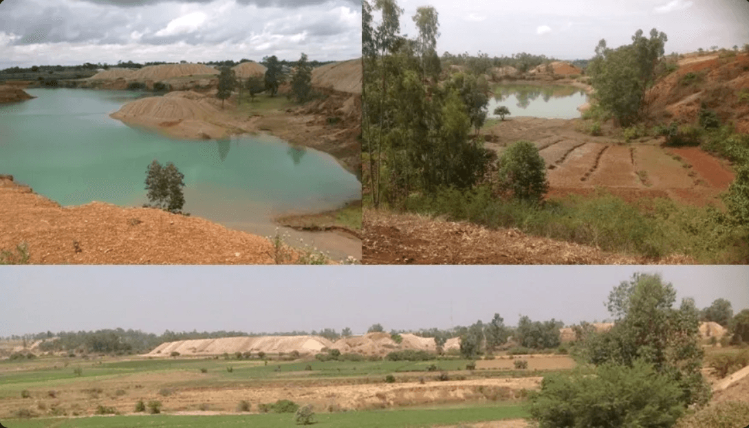 Tin mining legacy pollution, abandoned pits and heavy metal contamination photo 4